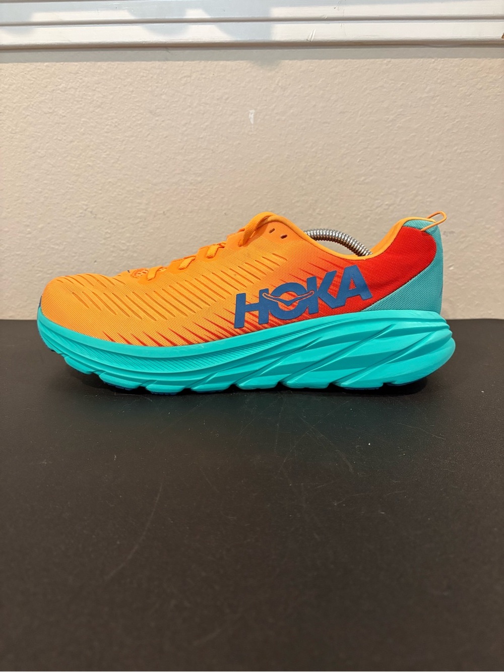Hoka One One Rincon 3 Running Shoes Blazing Orange 1119395-BOFT Men’s Size 12.5D - Picture 3 of 9